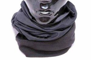 Rundschal Schlauchschal Winter Multifunktion Fleece schwarz oliv Gesichtsschutz - Bild 1 von 10