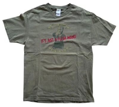 Camiseta vintage Monty Python Just A Flesh Wound verde talla grande Foto 1 de 4