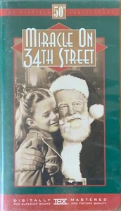 Miracle on 34th Street VHS 50th Anniversary Clamshell Case - Picture 1 of 7