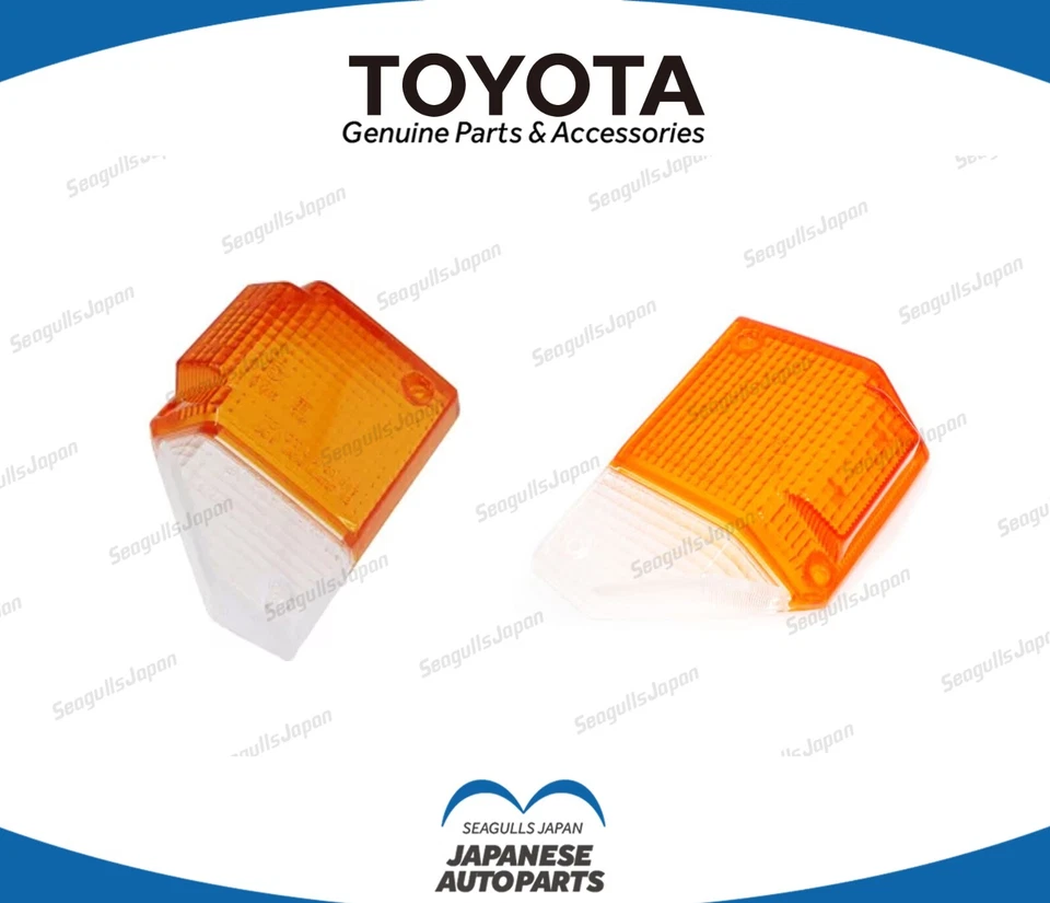 Juego de lentes de luz de señal de giro delantera izquierda+derecha Toyota Land Cruiser 70 piezas originales OEM Foto 1 de 1