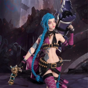 Modellino League of Legends LOL Jinx Lori Pen Figure Luxanna Crownguard Pen - Foto 1 di 9