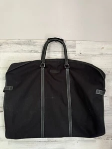 Baekgaard Garment Hanging Suit Bag Black Zipper Double Handles Travel Pockets - Picture 1 of 8