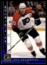 2001-02 Be a Player Memorabilia BLEU /100 Eric Desjardins Philadelphia Flyers