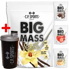 Weightgainer mass-gainer masa construcción glúcidos muscular construcción proteína + Shaker