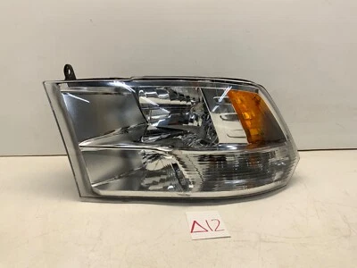 DAMAGED 2013 2014 - 2018 DODGE RAM 1500 2500 DRIVER SIDE HALOGEN HEADLIGHT OEM - Image 1 of 4