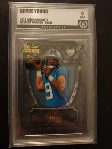 2023 wilcard matte weekend Warrior chase bryce young 1/2 mint 9 - Picture 1 of 2