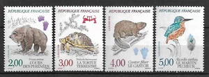 FRANCE 1991 - n° YT 2721-2724 MNH ** Nature de France - Espèces Protégées - Picture 1 of 1