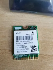 Genuine Killer 1535 802.11ac M.2 Wireless Wifi Card Bluetooth (Dell Alienware) - Picture 1 of 1