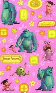 Maxi SULLEY MIKE & BOO @ WORK Sandylion Stickers MONSTERS INC.   **SUPER RARE** - Picture 1 of 1