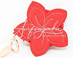 Monedero Bath & Body Works Disney Princesa Moana Cremallera Flor Roja Clip On - Imagen 1 de 2