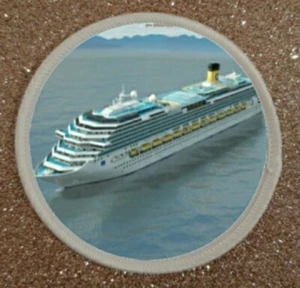 Costa Concordia Ship 3" Sublimation Iron Or Sew On Patch Badge - Picture 1 of 1