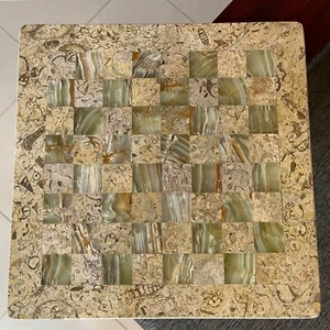Juego de mesa de ajedrez Staunton coral y ónix verde solo para padres venta día regalo para papá - Imagen 1 de 1