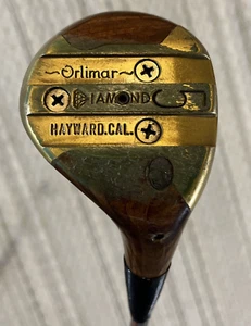 Mazza da golf vintage Orlimar Diamond 5 legno Hayward CA USA TT Lite asta rigida RH - Foto 1 di 16