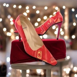 Fiorangelo Italy Echtleder Designer Stilettoabsatz Damen Pumps Schuhe 5,5 - Bild 1 von 11