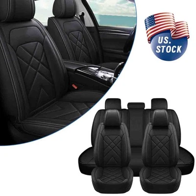 For Audi Q5 2009-2024 Car Seat Covers Cushion Pad 5 Seats PU Leather Full set Foto 1 de 4