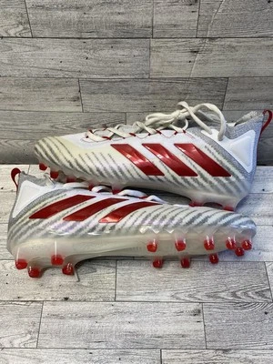 Adidas Freak Ultra Primeknit White/Red Football Cleats Men’s Size 13 New W/o Box - Image 1 of 4