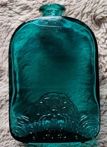 Flasche Glas Dunkelgrün Dekoration 21 x 13,6 - Bild 1 von 6
