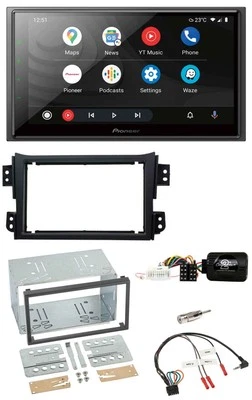 Pioneer USB 2DIN DAB Lenkrad Bluetooth Autoradio für Opel Agila B Suzuki Splash - Bild 1 von 4