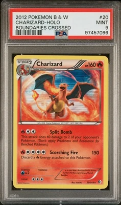 2012 POKEMON B&W BOUNDARIES CROSSED #20 CHARIZARD-HOLO PSA 9 - Image 1 of 2