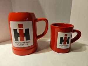 LOT OF 2 CASE INTERNATIONAL HARVESTER MUGS, COFFEE MUG, BEER STEIN, NEW - Picture 1 of 7