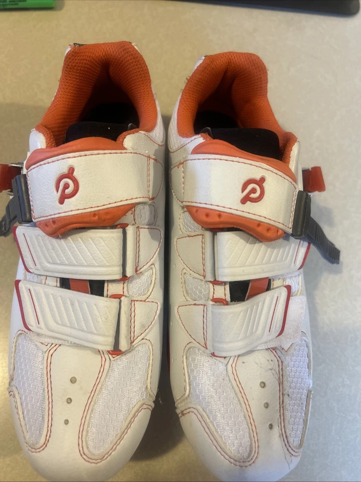 Zapatos de ciclismo Peloton para mujer talla 40 rojos/negros Foto 1 de 4