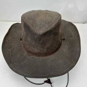 Outback Trading Company Oilskin Kodiak Hat Size XL Brown Stampede - Picture 1 of 12
