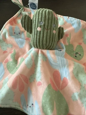 Mary Meyer Baby Lovey Manta de Seguridad Cactus Naranja Esquinas Prensadas Juguete Foto 1 de 4