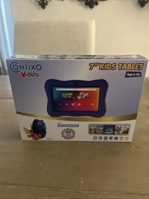 Contixo V9 7" Inch Kids 32GB Wi-Fi Android Tablet w/ Disney eBooks Dual Camera - Image 1 of 4