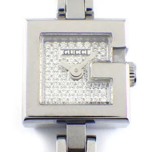 Reloj GUCCI G Mini 102 Square Pav? Cuarzo esfera diamante SS - Imagen 1 de 10