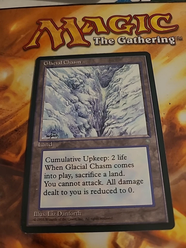 Glacial Chasm - Ice Age - MTG - Magic The Gathering - LP  - Image 1 of 1