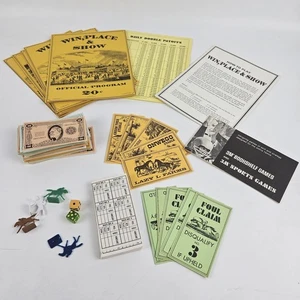 Win Place & Show 3M Sports Game Vintage Board Game Replacement Pieces - Picture 1 of 11