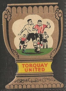 DONALDSON-FOOTBALL TEAMS 1946-1955 (SHAPED AS CUPS)-#135- TORQUAY UNITED - Picture 1 of 2
