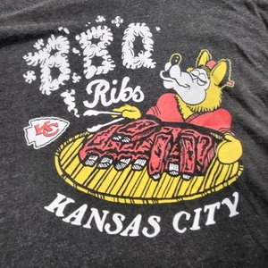 Homage Kansas City Chiefs BBQ Ribs Adult 3XL Shirt Flavortown x NFL - Picture 1 of 10