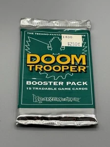 DOOM TROOPER CCG 1ª Edición Booster Pack Heartbreaker 1994 Raro Sellado de Fábrica - Imagen 1 de 4