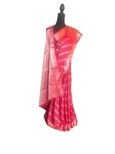 New Banarasi Silk Saree with blouse Piece for any good occasion - Picture 1 of 6