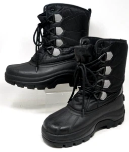 Crater Ridge Boots Black Leather Waterproof Rain Work Boots Women Bode II Sz 9 - Picture 1 of 8