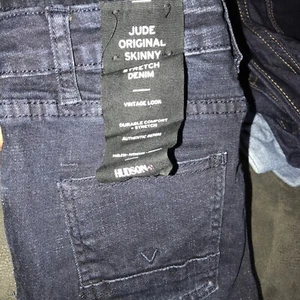 Hudson jeans adjustable waist dark wash denim skinny stretch blue 6 Girls kids - Picture 1 of 1