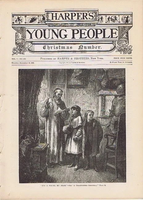 Harper's Young People, December 18, 1883 Christmas, H. Pyle  - Image 1 of 1