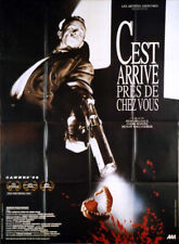 affiche du film C'EST ARRIVE PRES DE CHEZ VOUS 120x160 cm