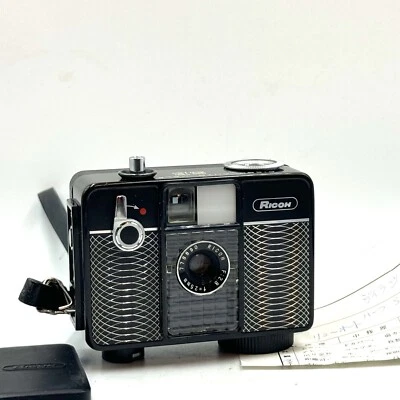 US Duty Paid [CLA'd] Ricoh Auto Half SE Half Frame Film Camera Black +NEW SEALS - Image 1 of 4