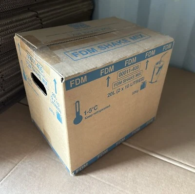 20 Strong Double Wall Cardboard Boxes Carry Handles House Removal Moving Packing - Image 1 of 4