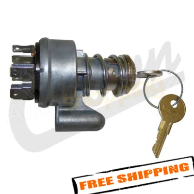 Interruptor de encendido Crown J5454951 para 74-75 Jeep CJ5/CJ6 / 62-72 Jeep SJ y serie J Foto 1 de 2