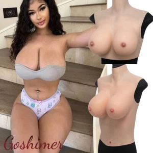 Taza C-G para travesti moldeadores de senos de silicona realistas placa de senos senos falsos - Imagen 1 de 23