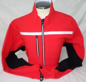 NEW MENS FOOTJOY L/S DRYJOYS TOUR XP RAIN JACKET, RED/WHITE/BLACK, LARGE, $300 - Picture 1 of 3