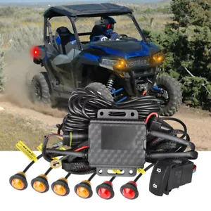 For Polaris RZR 900 XP 1000 570 800 UTV Turn Signal Kit w/LED Lights & Switch - Picture 1 of 12