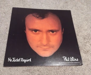 EX cond. Phil Collins No Jacket Required Poster Flat  1985 Promo 12x12 Genesis - Picture 1 of 2