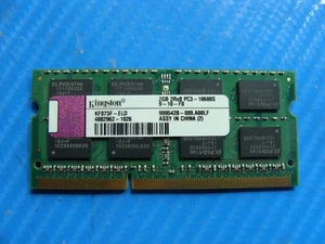 Dell E5510 Kingston 2GB Memory Ram 2Rx8 PC3-10600S 9995428-009.A00LF KF073F-ELD - Picture 1 of 2