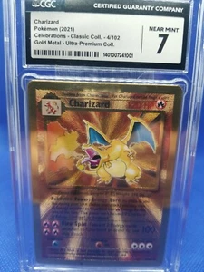 Charizard Pokemon Celebrations Metal Classic Collection CGC 7 - Picture 1 of 2