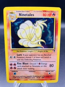 Pokemon Ninetales 17/110 WotC Legendary Collection Holo Rare MP - Picture 1 of 2
