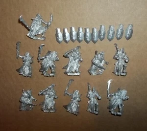 Dwarf Wars Death Elves Swordsmen x 11 METAL OOP warhammer / kings of war / d&d - Picture 1 of 2